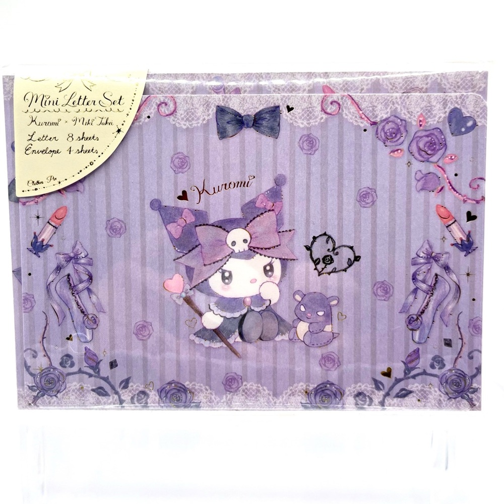 Kuromi x Miki Takei Mini Letter Set